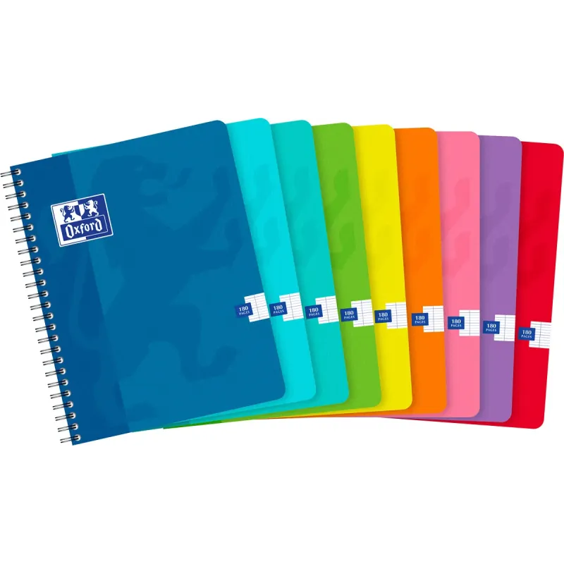CAHIER OXFORD INTEGRALE 170X220 180P OPTIK P. SEYES+TAG