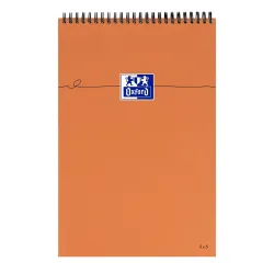 BLOC ORANGE OXFORD INTEGRALE ET 4TROUS 210X315 160P OPTIK P. Q5+TAG