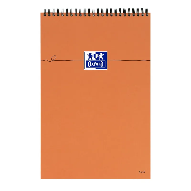BLOC ORANGE OXFORD INTEGRALE ET 4TROUS 210X315 160P OPTIK P. Q5+TAG