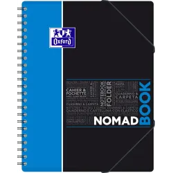 NOMADEBOOK OXFORD ETUDIANT I+4 A4+ 160P SEYES BLEU