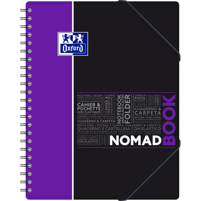 NOMADEBOOK OXFORD ETUDIANT I+4 A4+ 160P SEYES VIOLET