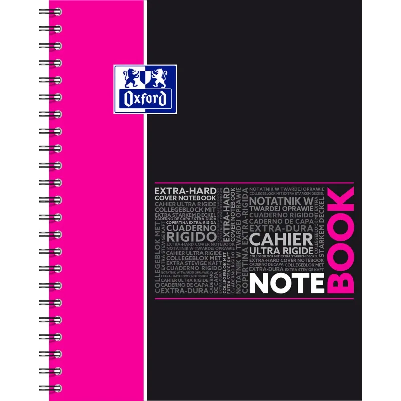 NOTEBOOK OXFORD ETUDIANT I+4 A4+ 160P SEYES ROSE