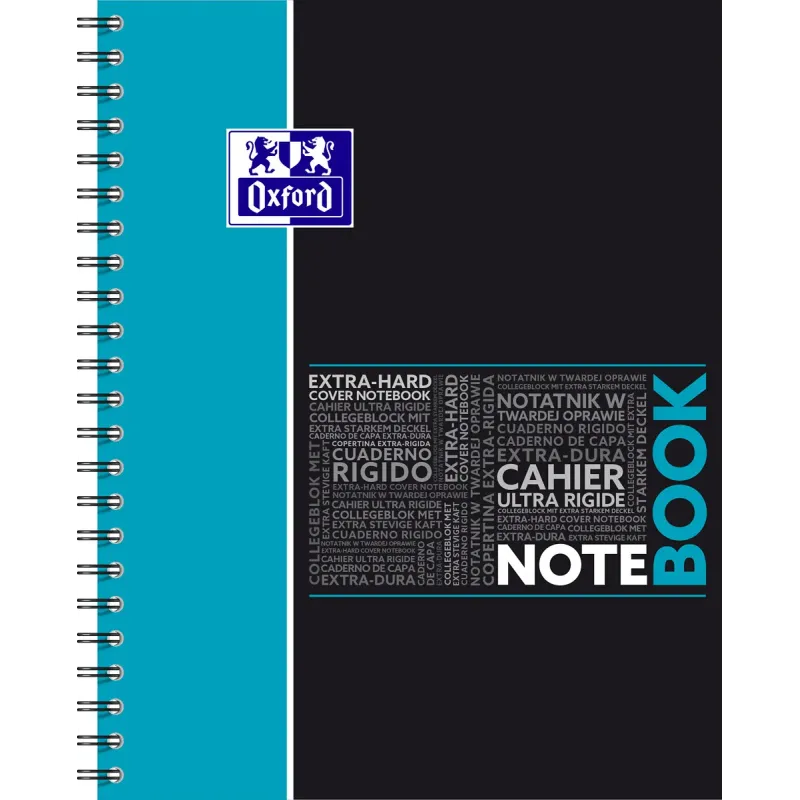 NOTEBOOK OXFORD ETUDIANT I+4 A4+ 160P SEYES AQUA