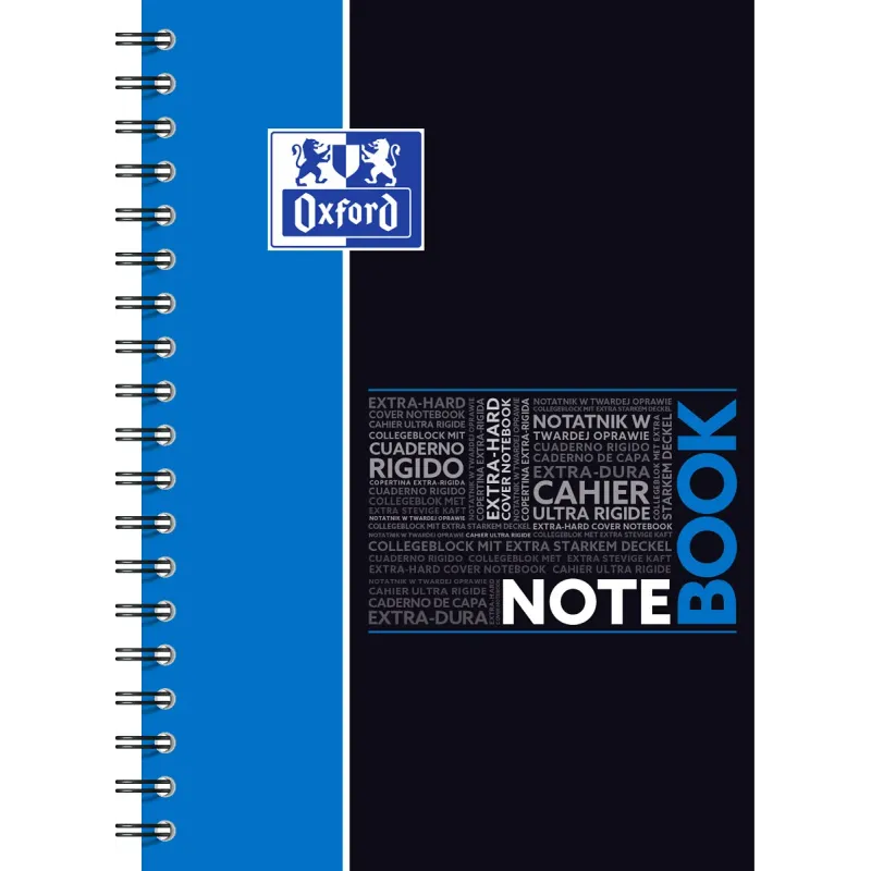NOTEBOOK OXFORD ETUDIANT INT B5 160P SEYES BLEU