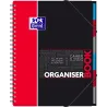 ORGANISERBOOK OXFORD ETUDIANT I+4 A4+ 160P SEYES ROUGE