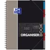 ORGANISERBOOK OXFORD ETUDIANT I+4 A4+ 160P SEYES GRIS