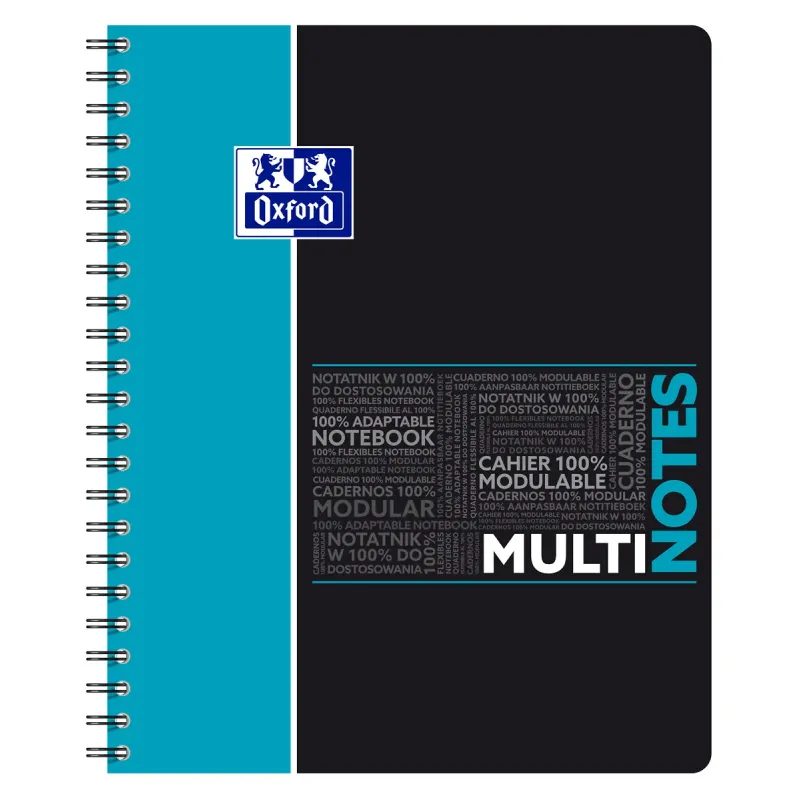 MULTINOTE OXFORD ETUDIANT I+4 A4+ 160P SEYES AQUA