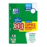 COPIES DOUBLES OXFORD PERFOREES 210X297 FILM 300P OPTIK P. SEYES