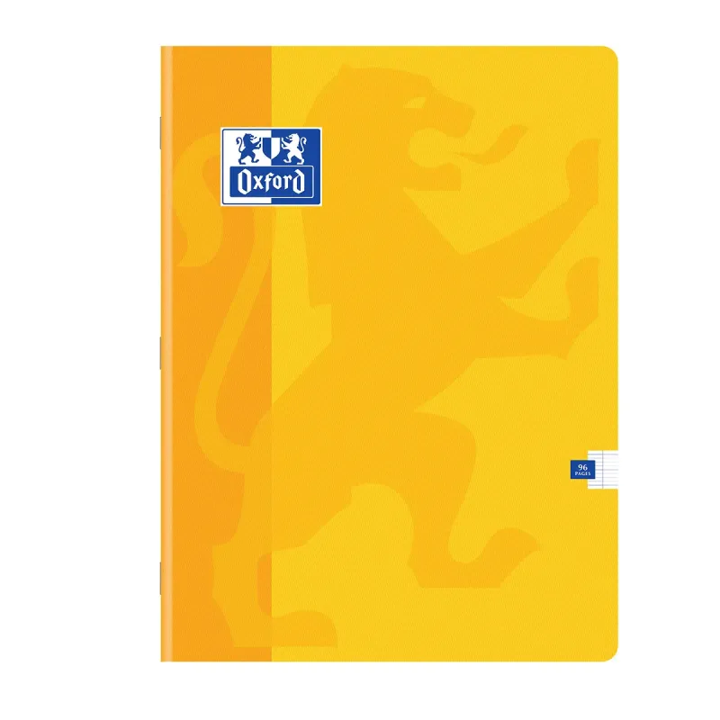 CAHIER OXFORD AGRAFE 240X320 96P OPTIK P. SEYES JAUNE