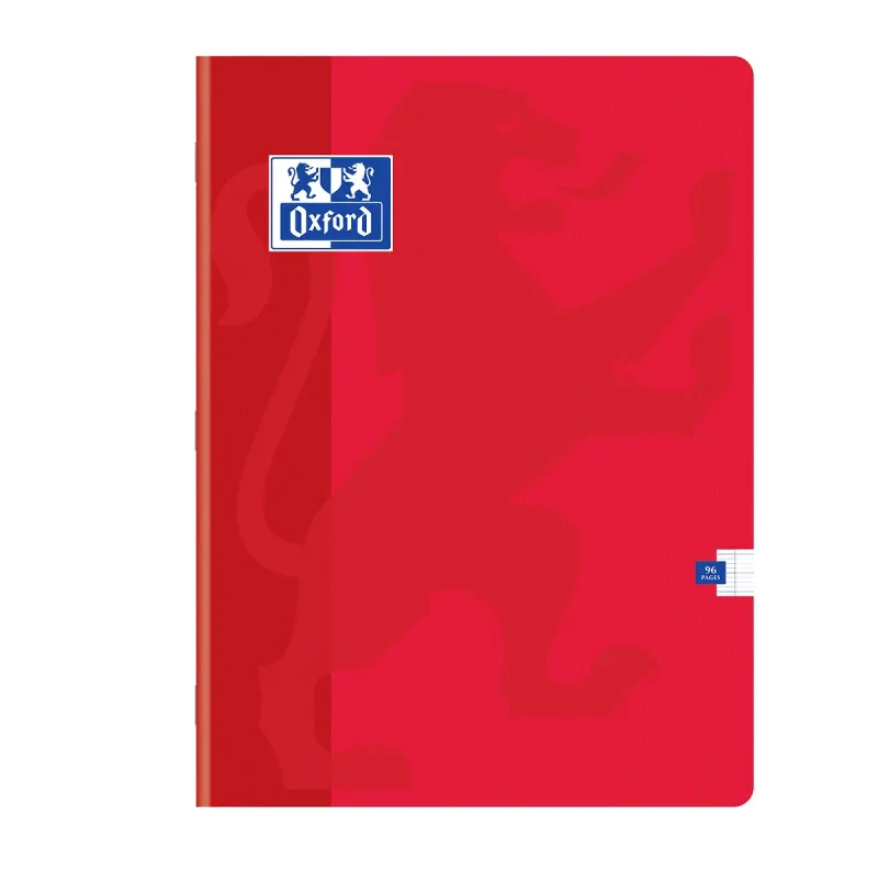 CAHIER OXFORD AGRAFE 240X320 96P OPTIK P. SEYES ROUGE
