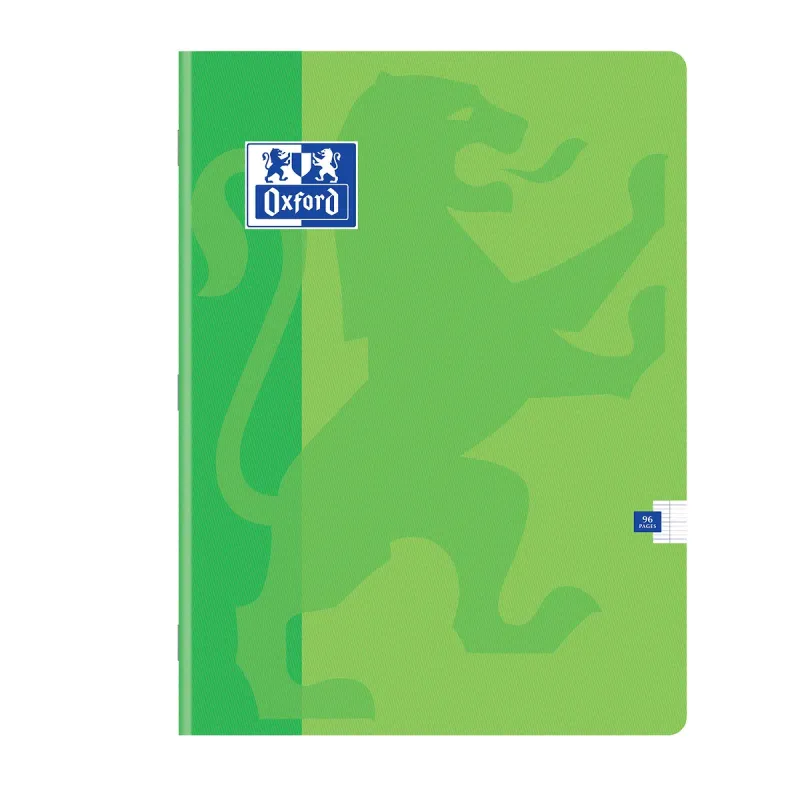 CAHIER OXFORD AGRAFE 240X320 96P OPTIK P. SEYES VERT