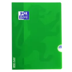CAHIER OPENFLEX AGRAFE 240X320 96P OPTIK P. SEYES VERT