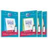 BLOC BRISTOL OXFORD 148X210 30 FICHES PERFOREES Q5 COUL ASSORTI