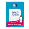 BLOC BRISTOL OXFORD 105X148 30 FICHES NON PERFOREES Q5/5 BLANC