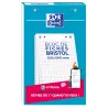 BLOC DE FICHES BRISTOL OXFORD 125X200 30 FICHES PERFOREES Q5 BLANC