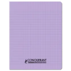 CAHIER PP 17X22 96P SEYES LILAS PASTEL