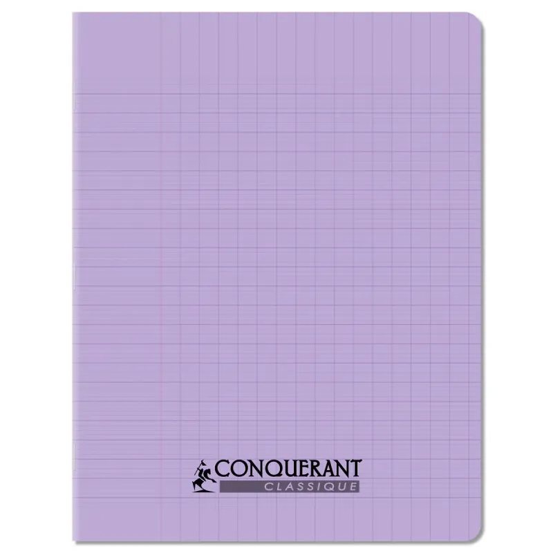 CAHIER PP 17X22 96P SEYES LILAS PASTEL