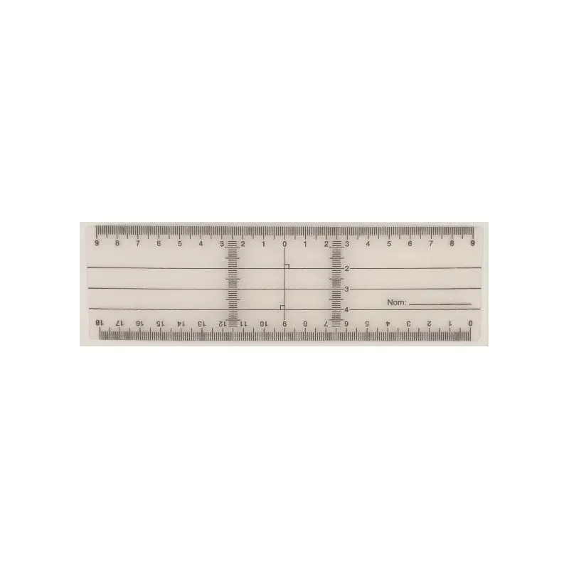 REGLE EQUERRE 19CM