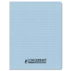 CAHIER PP 17X22 96P SEYES BLEU CIEL