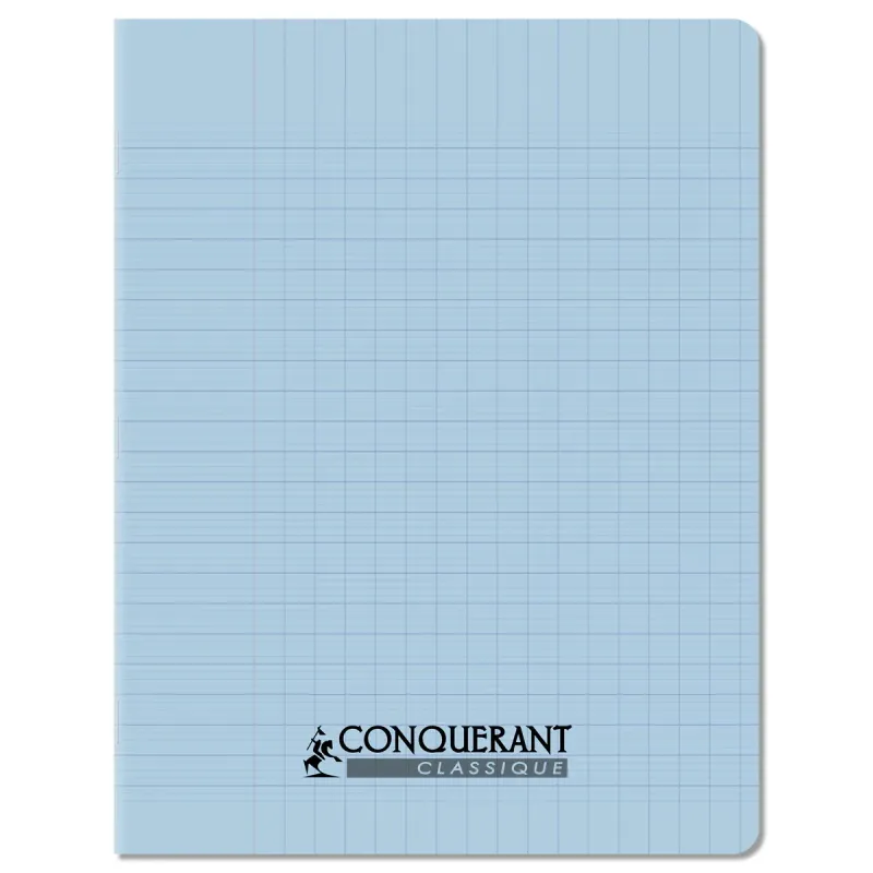 CAHIER PP 17X22 96P SEYES BLEU CIEL