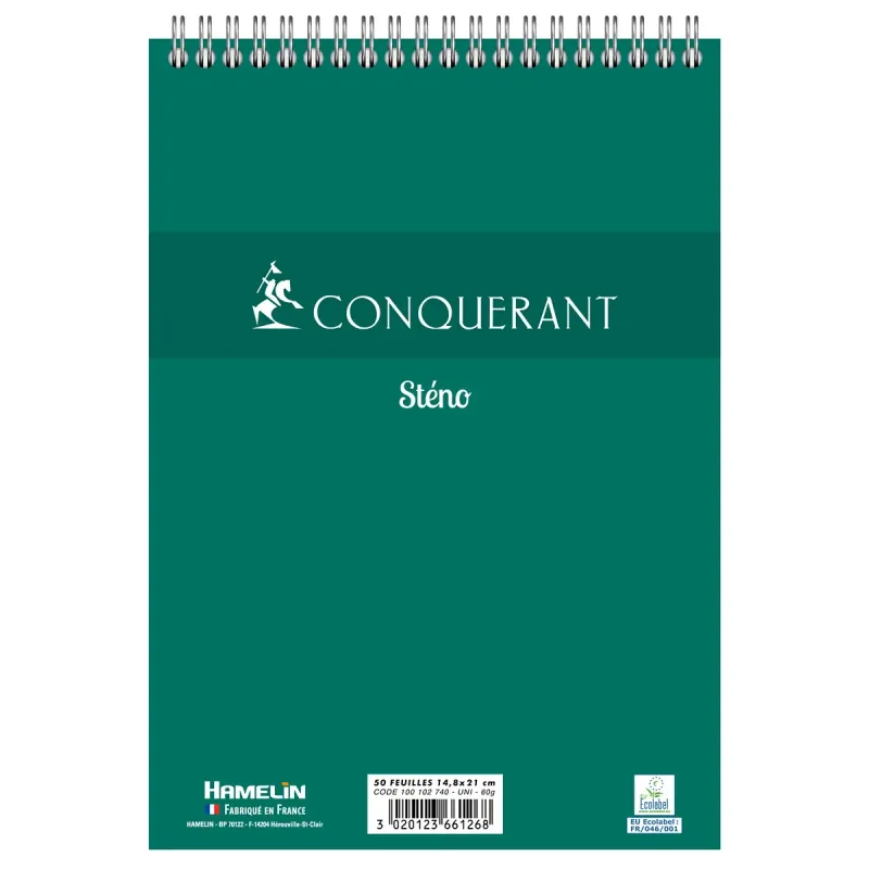 BLOC STENO 148X210 100P UNI