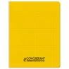 CAHIER PP JAUNE 17X22 96P SEYES 90G PIQURE