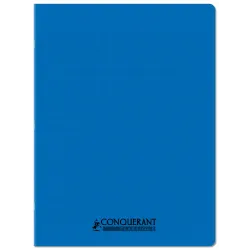 CAHIER PP BLEU 24X32 96P SEYES 90G PIQURE