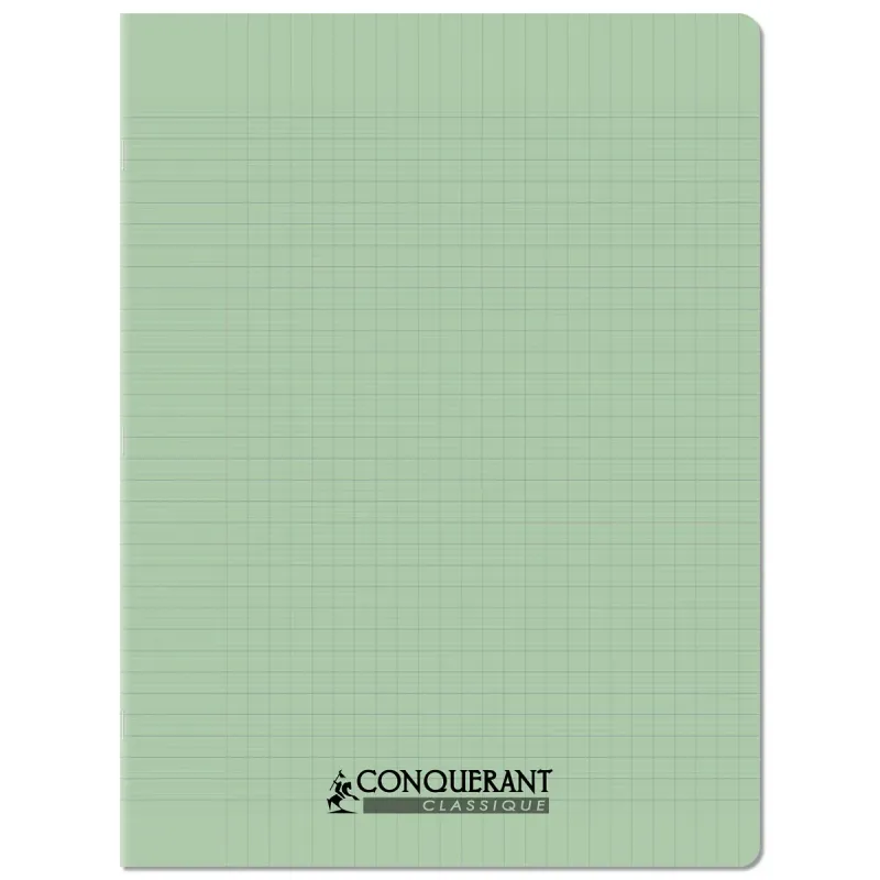 CAHIER PP 24X32 SEYES VERT PASTEL