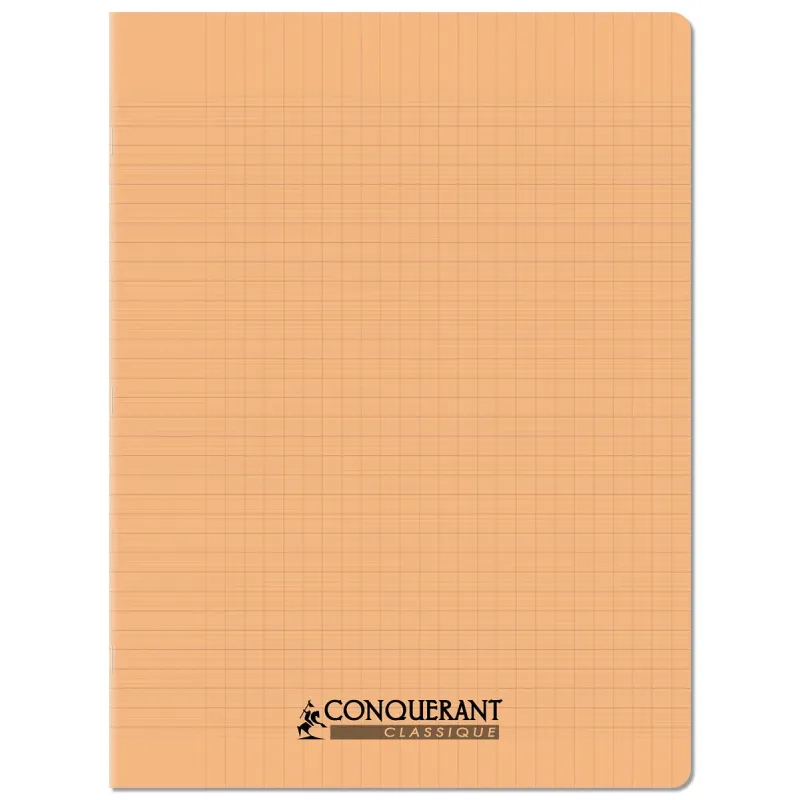 CAHIER PP 24X32 96P SEYES ABRICOT