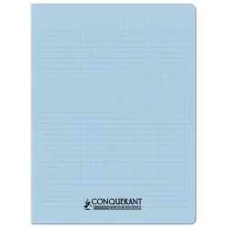CAHIER PP 24X32 96P SEYES BLEU CIEL