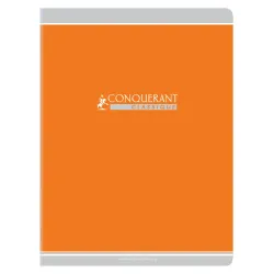 CAHIER ORANGE 24X32 96P SEYES 90G