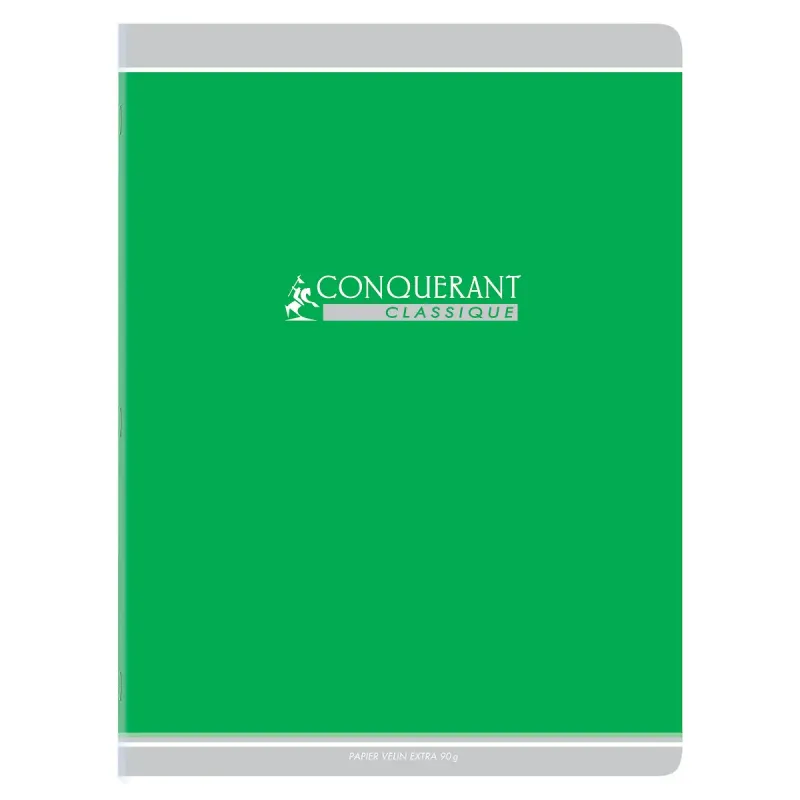 CAHIER VERT 24X32 96P SEYES 90G
