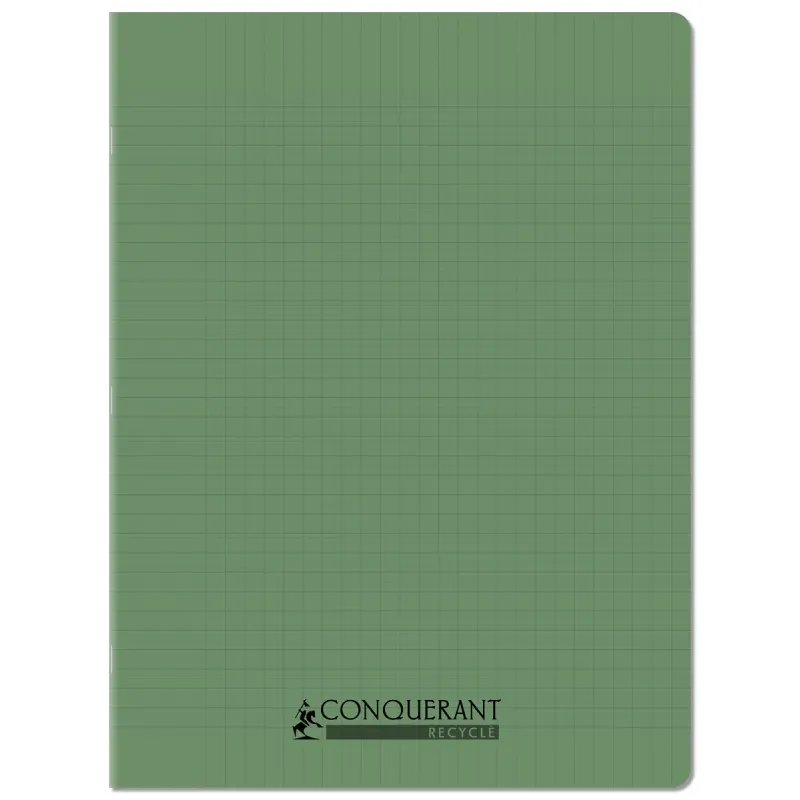 CAHIER PP RECYCLE 24X32 96P SEYES VERT