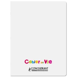 CAHIER DE VIE PP INCOLORE 24X32 96P
