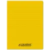 CAHIER PP JAUNE 24X32 48P SEYES 90G PIQURE