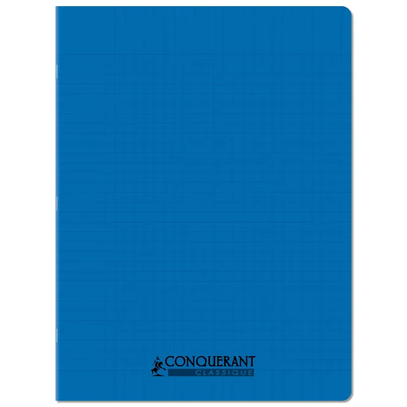 CAHIER PP BLEU 24X32 48P SEYES 90G PIQURE