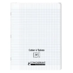 CAHIER A RABATS PP 24X32 48P SEYES INCOLORE