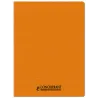 CAHIER PP ORANGE 24X32 48P SEYES 90G PIQURE