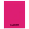 CAHIER PP ROSE 17X22 96P SEYES 90G PIQURE