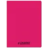 CAHIER PP ROSE 24X32 96P SEYES 90G PIQURE
