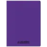 CAHIER PP VIOLET 24X32 96P SEYES 90G PIQURE