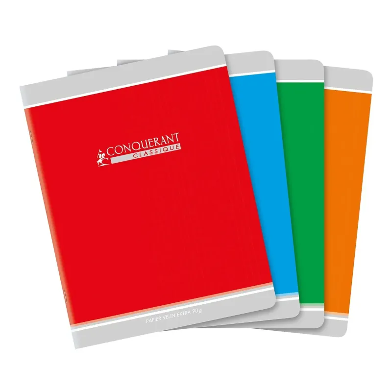 CAHIER 17X22 48P SEYES 90G PIQURE