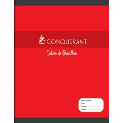 CAHIER BROUILLON 17X22 48P SEYES PIQURE