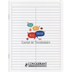 CAHIER DEFICIENTS VISUELS POLYPRO INCOLORE 24X32 96P SEYES NOIR 2,5MM