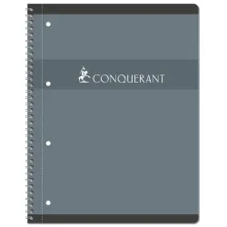 CAHIER SPIRALE 70G A4+ 160P PERFORES DETACHABLES 5X5