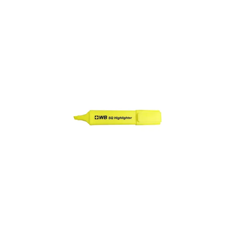 SURLIGNEUR PLAT SQ JAUNE
