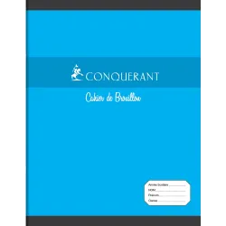 CAHIER BROUILLON 17X22 96P SEYES PIQURE