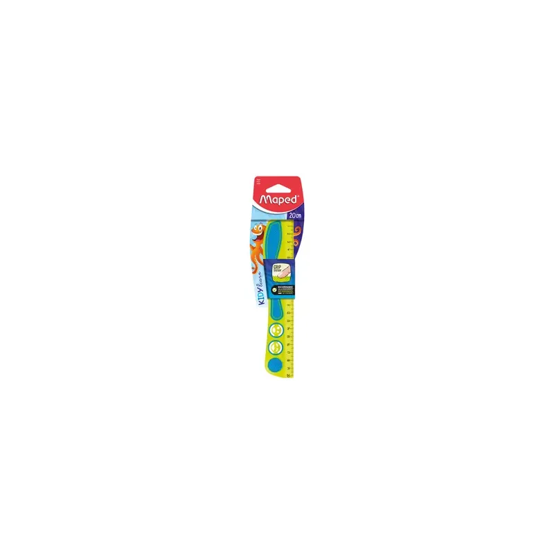 REGLE D'APPRENTISSAGE KIDY GRIP 20CM REGLE D'APPRENTISSAGE KIDY GRIP 20CM