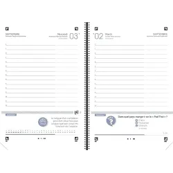 AGENDA OXFORD MY DAIRY 1 JOUR /PAGE SEPT 25 -SEPT 26