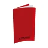 CARNET PIQURE PP ROUGE 9X14 96P 5X5 90G